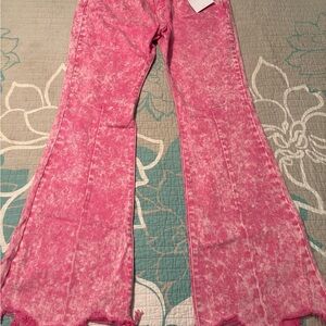 KanCan pink flared jeans